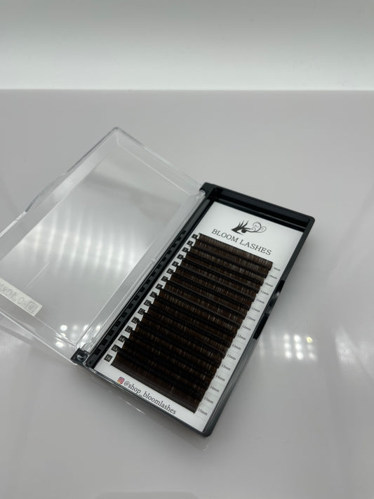 Dark Brown Eyelash Extension Mix Palets